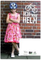 Plakat "Ich trag Helm-Mädchen" (A3)